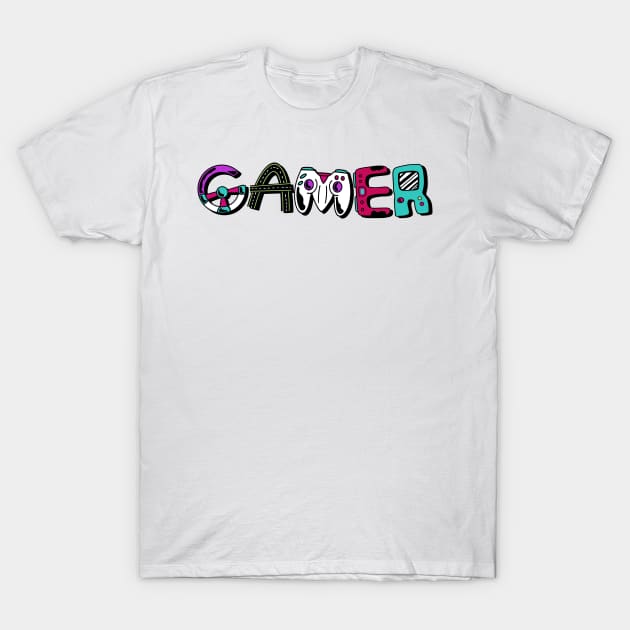 Gamer T-Shirt by aaallsmiles